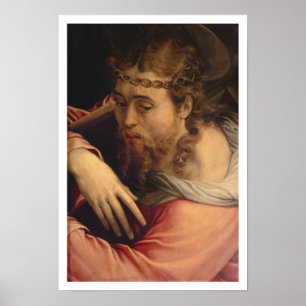 Christ Carrying the Cross, 1540-45 (oil on panel) Poster