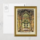 Christ Child Shrine, Prag Postkarte (Vorne/Hinten)