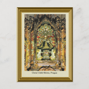 Christ Child Shrine, Prag Postkarte