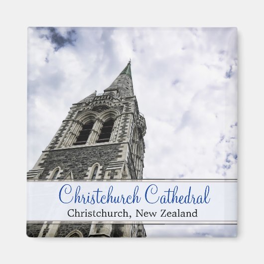 Christ Church Cathedral, Neuseeland Magnet (Vorne)