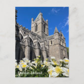 Christ Church in Dublin, Irland Postkarte (Vorderseite)