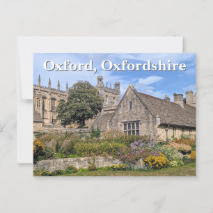 Christ Church Memorial Garden, Oxford Postkarte