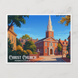 Christ Church Philadelphia Pennsylvania Postkarte