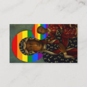 Christ Church Rainbow Madonna Card Visitenkarte (Vorderseite)
