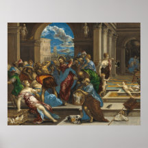 Christ Cleansing - El Greco, griechisches Kunstged