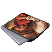 Christ Comforting Lucifer Laptop Case (Vorne Knopf)