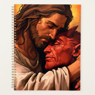 Christ Comforting Lucifer Planner Planer