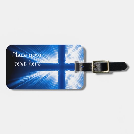 Christ Cross Gepäckanhänger (Vorderseite horizontal)