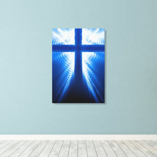 Christ Cross Leinwanddruck (Insitu (Holzboden))