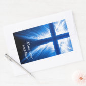 Christ Cross Rechteckiger Aufkleber (Umschlag)