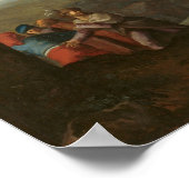 Christ & Cross - van Poelenburch Kunstgewerbe Poster (Ecke)