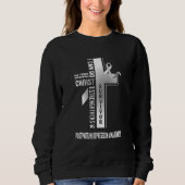 Christ Crossing Postpartum Depression Awareness Sweatshirt (Vorderseite)