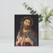 Christ Crowned with Thorns by Botticelli Postkarte (Stehend Vorderseite)