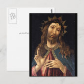 Christ Crowned with Thorns by Botticelli Postkarte (Vorne/Hinten)