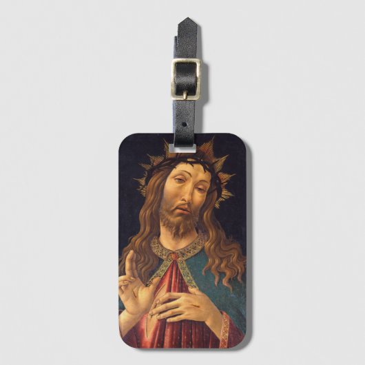 Christ Crowned with Thorns by Sandro Botticelli Gepäckanhänger (Vorderseite Vertikal)