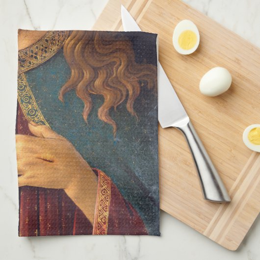 Christ Crowned with Thorns by Sandro Botticelli Geschirrtuch (Viertel Falte)