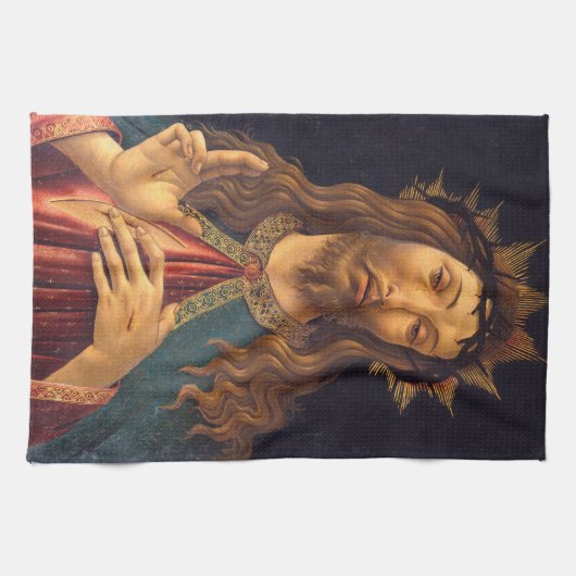 Christ Crowned with Thorns by Sandro Botticelli Geschirrtuch (Horizontal)