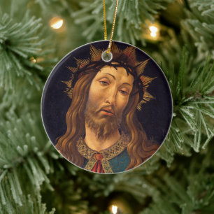 Christ Crowned with Thorns by Sandro Botticelli Keramik Ornament