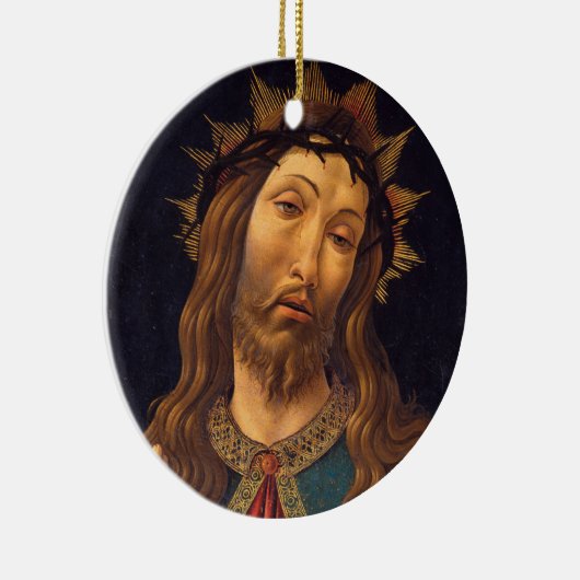 Christ Crowned with Thorns by Sandro Botticelli Keramik Ornament (Rechts)