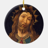Christ Crowned with Thorns by Sandro Botticelli Keramik Ornament (Hinten)