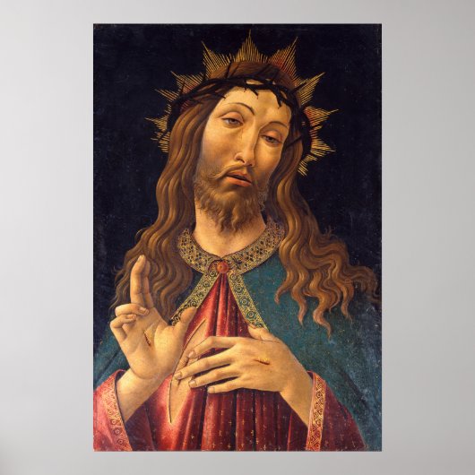 Christ Crowned with Thorns by Sandro Botticelli Poster (Vorne)