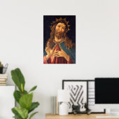 Christ Crowned with Thorns by Sandro Botticelli Poster (Heimbüro)