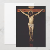 Christ Cruciated by Diego Velazquez Einladung (Vorne/Hinten)