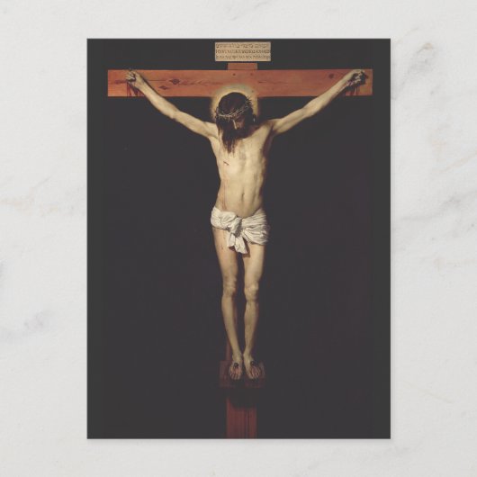 Christ Cruciated by Diego Velazquez Postkarte (Vorderseite)