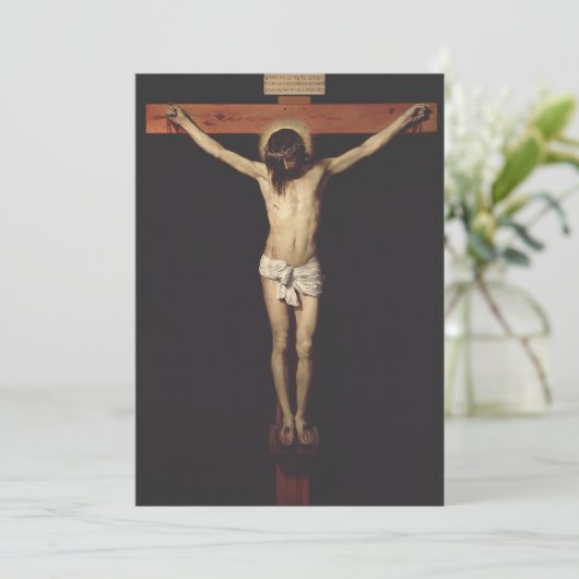 Christ Cruciated by Diego Velazquez Save The Date (Stehend Vorderseite)
