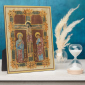 Christ Crucied Mittelalterliche Christliche Kunst Fotoplatte (Seite)