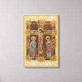 Christ Crucified Stretched Canvas Print Leinwanddruck (Vorderseite)
