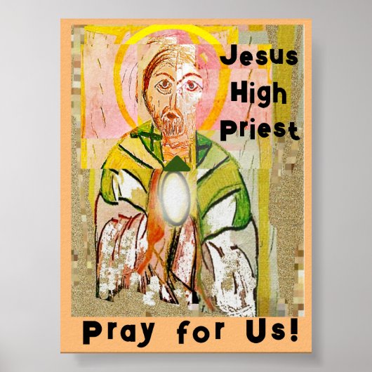 Christ das Priesterposter Poster (Vorne)