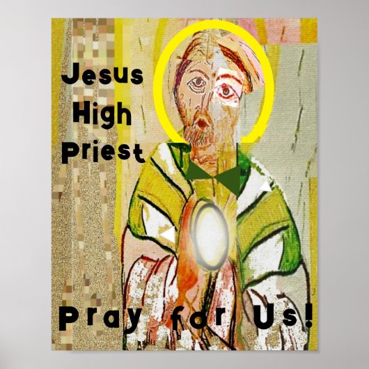 Christ das Priesterposter Poster (Vorne)