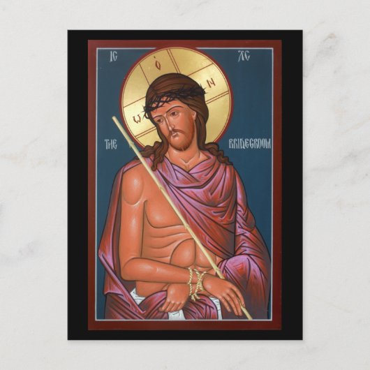 Christ der Bridegroom-Gebetskarte Postkarte (Vorderseite)