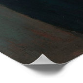 Christ, der das Kreuz (dunkles Poster) trägt Poster (Ecke)