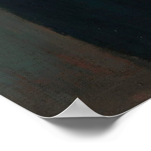 Christ, der das Kreuz (dunkles Poster) trägt Poster (Ecke)