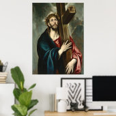 Christ, der das Kreuz trägt, El Greco Poster (Heimbüro)
