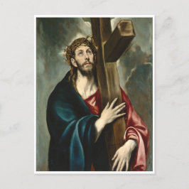 Christ, der das Kreuz trägt, El Greco Postkarte