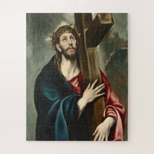 Christ, der das Kreuz trägt, El Greco Puzzle (Vertikal)