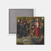 Christ, der das Kreuz trägt Magnet (Vorderseite/Rückseite)