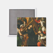 Christ, der das Kreuz trägt Magnet (Vorderseite/Rückseite)