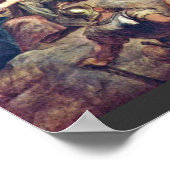 Christ, der das Kreuz von Rubens Peter Paul trägt Poster (Ecke)