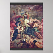 Christ, der das Kreuz von Rubens Peter Paul trägt Poster (Vorne)