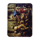 Christ, der die Händler aus dem Tempel treibt Magnet (Vertikal)