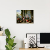 Christ, der die Händler aus dem Tempel treibt Poster (Heimbüro)