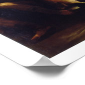 Christ, der die Händler aus dem Tempel treibt Poster (Ecke)