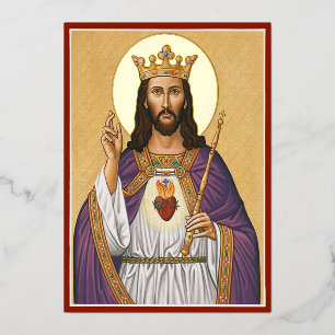 Christ der König Folieneinladung