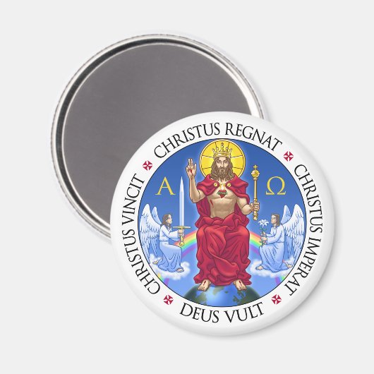 Christ der König - Magnet (Vorderseite/Rückseite)