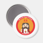 Christ der König Magnet (Vorderseite/Rückseite)