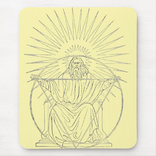 Christ der König Mittelalterszene Mousepad (Vorne)